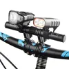 Composants de guidon de vélo, puissance Mobile, support d'extension de guidon de vélo, éclairage avant, chargement de téléphone d'ordinateur