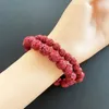 Bracelet en gros de cinabre naturel minerai brut sable rouge Pixiu pour femmes hommes cadeau amulette Couple bijoux de mode