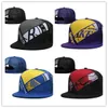 2023 Basket Net Snapback Hats Team Blue Red Black Purple Color Cap Teams Snapbacks Justerbara mössor