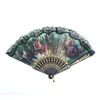 Lace Folding Fan Plastic Summer Classical Craft Show Performance Dance Fan Creative Gift