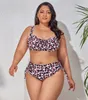 Badebekleidung Plus Size Bademode für Frauen Badeanzug Große Badeanzüge Zweiteiler Push-Up-Bikini-Set mit hoher Taille Sexy Separat Stilvoll 230321