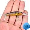 1 Stücke 7 cm/3,9g Biegung Minnow Angelköder Harten Köder Aritificial Wobbler Angelgerät Große CrankFish Köder Kunststoffköder 4 Farben