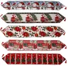 Bordslöpare Christmas Table Runner Fashion High Quality Printed Tablecloth Placemat Chulture Dekorationer för hem 230322