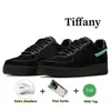 Tiffany Men Buty do biegania Sneaker 2023 Designer Tiffany Blue Black Najnowszy styl Buty mody Cool Mens Trainers Platforma Platforma Sportowa Rozmiar 36-45