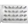 Baking Moulds 24Pcs/set Stainless Steel Icing Piping Nozzles Pastry Tips Cake Sugarcraft Decorating Tool