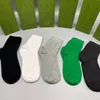 5 par/projektant pudełka G Skarpetki dla mężczyzn Kobiety swobodne czyste bawełniane pończochy unisex socki sportowe Absorbent