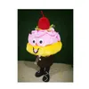 New Cherry cake Mascot Costume Top Cartoon Anime theme character Carnival Unisex Adults Size Christmas Birthday Party Outdoor Outfit Suit