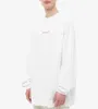 Magliette da uomo Etichetta grande Vetements Magliette Uomo Donna Alta qualità Semplice Top T-shirt Stampa lettera Bianco Nero VTM Manica lunga 230321