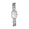 Match pour femmes de la mode Mouvement en céramique blanc importé Mouvement de quartz Watch brillant Diamond Watch Deep Imperprooflat adapté aux rencontres et aux cadeaux Favoris des femmes