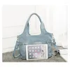 Avondtassen mode grote luxe handtassen dames tas ontwerper dames hand grote jeans tote denim crossbody mochila bolsa m491