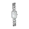 시계 패션 여자 시계 데님 체인 브레이슬릿 단순하고 관대 한 다이아몬드 모자이크