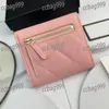 CC Bag Vintage Hollow Emblem Women Women Card Держатель кошелька сумки монета кошелька икры искренний кожа