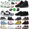 4 basketball shoes for men women 4s Pine Green Military Black Cat Red Thunder Sneakers 1 TS Mens 4 1s Sports Trainers Outdoor With Box sb