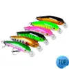 1 pièces leurre de pêche méné 6cm4.7g appât dur Topwater Wobbler Jig appât manivelle carpe bar rayé Pesca matériel de pêche appât de natation