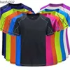 T-shirts voor heren mannen en vrouwen mesh moire wicking actieve snelle droge crew nek t shirts atletisch hardloop gym workout korte mouw tee tops bulk w0322