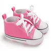 Первые ходьбы детские ботинки мальчики девочки классические холсты повседневные кроссовки рожденные звезды Уокер малыш мягкая подошва.