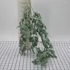 Fiori decorativi Un ramo di foglie di albero di giuggiola di seta Ramo di arachidi artificiali Vegetazione per piante domestiche di nozze