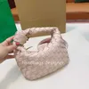 venetassbottegass Woven Jodie Handbag Crochet Bags Designer Bag Woman Luxury the Tote Bag Bow Handle Small Hobo Soft Leather 5a Dumpling Bags cy