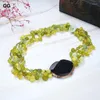 Hangende kettingen sieraden 20 "natuursteen groene jades best geboord fancy gepolijste rauwe drusy plak agates edelstenen ketting dame sieraden