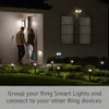 Ring Solar Steplight, Outdoor Motion-Sensor Security Light, Black 2-Pack