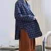 Damespakken blazers vrouw mode plaid jas