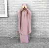 Abbigliamento etnico Donna Abaya Ramadan 2 pezzi Gonna Abiti Jilbab Preghiera Indumento Abito Khimar Hijab Robe Islam Abayat Set musulmano Abbigliamento islamico 230322