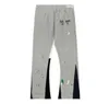 Pantalons pour hommes 2023 Galleryse Depts Hommes Femmes Pantalons de survêtement Galeries Dept Lettre mouchetée Imprimer Mans Couple Lâche Polyvalent Casual