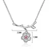 Pendant Necklaces Romantic Cherry Blossom Flower Pendants For Women High Quality Fashion Statement Jewelry