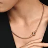 Echte Sterling Sier Snake Chain ketting voor mode-feest sieraden voor vrouwen mannen vriendin cadeau HIP HOP designer kettingen met originele doosset