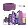 Storage Bags Waterproof Travel Underwear Large Capacity Cosmetic Bra Socks Classification Luggage Clothes Organizer Bag