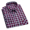 Casual shirts voor heren flanellen plaid shirts voor mannen klassieke stijl lange mouw afdraaien kraag kraag casual kleding dagelijks gebruik gemakkelijk verzorging zacht materiaal shirts 230322