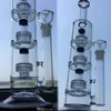 16.5inchs Big Glass Water Bongs Dab Rigs Hookahs Shisha Smoke Glass Water Pipes Matrix Perc 18mm Bowl