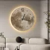 Wall Clocks Unique Hidden Electronic Hands LED Funky Frame Living Room Wand Uhr Bedroom Decoration WW50WC