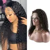 SALE Frontal Curly Wigs for Black Women Hair Pre Plucked Unprocessed Virgin Brazilian Peruvian Malaysian Full Lace Wigs Human Hair Dyedable 13x6 Lace Front Wig