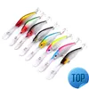 1pcs 11,5 см9,2 г рыболовной приманки качество Minnow Lure 3D Eyes Пластиковая твердая приманка Pesca искусственная джиг -шапки.