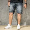 Mäns jeans plus size s-8xl jean Men Summer Hommes Shorts Skate Board Harem Pants Vintage Hole Cool Trousers Ripped Male