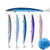 1 adet/lot 24g 18cm büyük minnow cazibesi yüzer deniz balıkçılığı yemleri sert yem pesca yapay jig salkımları krank yem balıkçılık mücadele