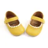 Eerste wandelaars babyschoenen jongen meisje leer rubber zool antislip peuter baby krib geboren mocassins 230322