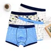 Slipje 4 stks 100% katoenen jongens ondergoed Kinderkwaliteit Boxer Boxer Boys Bottoms Kleding voor 3 4 6 8 10 12 14 jaar oud RKU183004 230322