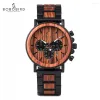 Montres-bracelets Bobo oiseau homme montre en bois hommes montres-bracelets aiguille lumineuse 2023 moderne Quartz montre-bracelet boîte en bois cadeau personnalisé