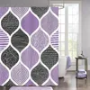 Douchegordijnen marine boho douchegordijn set abstract bohemien lichtblauw blad voor grijs badkamer decor donkerblauwe geometrische stof badgordijnen 230322