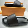 Sandals Designer Slippers Slides Floral Brocade Genuine Leather Flip Flops Women Shoes Sandal with box dustbag