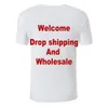 Men S Tracksuits 3D Printed Custom T Shirts Summer Plus Size Tee Shirt Design för droppe och Wholesale Unisex Tops Big Tall Men Shirts 230322