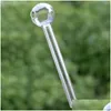 Smoking Pipes 10Cm 12Cm Glass Clear Oil Burner Tube Pyrex Hand Water Pipe Nail Tips 6054 Q2 Drop Delivery Home Garden Household Sund Dhbee