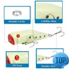 1 Pcs Tutto il Corpo Luminoso Piccolo Uomo Grasso/Matita/VIB/Mino/Boba Esca Dura 3D Esca Luminosa artificiale Hard Bend Bait