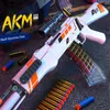 Pistolet Jouets Nouveau Asimov AK47 Jouet Pistolet Manuel AKM Balle Molle Pistolet Tirer Boulon Shell Éjecter Balle Molle Pistolet Viser Formation Garçons En Plein Air CS Jeu