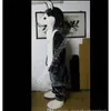 Costumi della mascotte del cane husky del cane grigio di vendite calde Abbigliamento pubblicitario della mascotte della High School del vestito operato da tema del fumetto