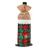 Decorazioni natalizie Coperture per bottiglie di vino di Natale Borsa Decorazioni per la casa Borse per la conservazione Prodotti per l'anno Decorazioni per regali per l'anno