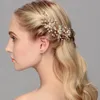 3st. Mycket snyggt bröllopshårklipp Floral Pearl Beaded Hair Stick Flower Crystal Hair Bridal Hairpins Accessories JCF001209L