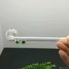 Narguilé colorido duplo-fullcum de dobrar bongues de vidro de vidro de vidro fumando tubos de água óleo